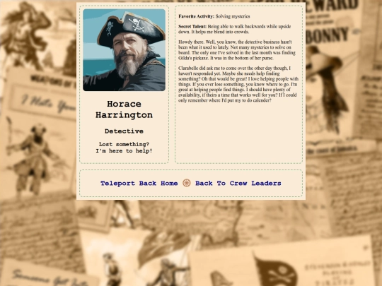 About Me/bio-horace screenshot
