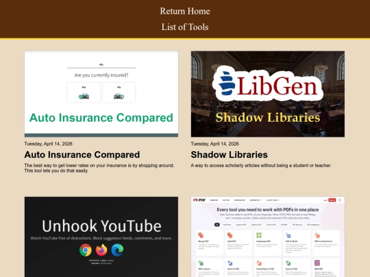 Tools For Life/tools-for-life screenshot