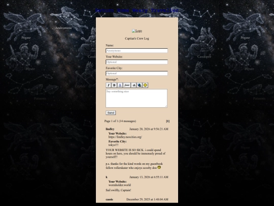 guest-book screenshot