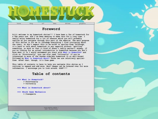 homestuck2 screenshot