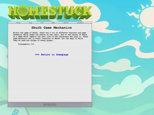 homestuck5 screenshot