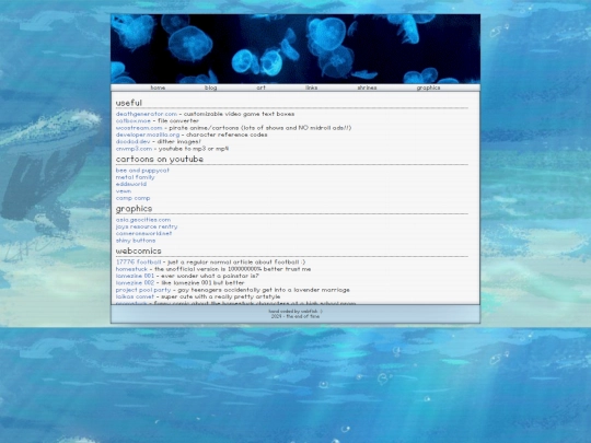 links screenshot