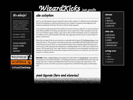 colophon screenshot
