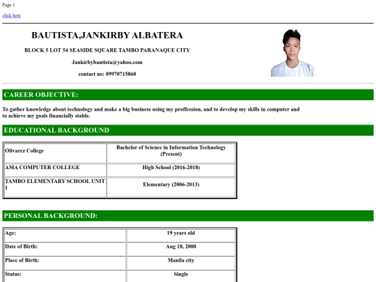 index screenshot