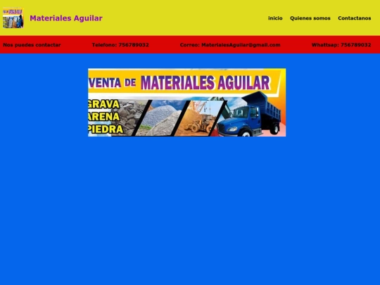 Pagina web/Contactanos screenshot
