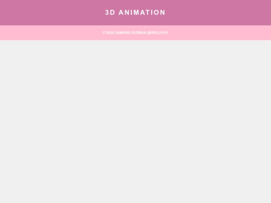 Portfolio/3danimation screenshot