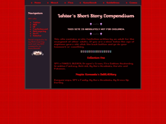 fics/ficlets screenshot