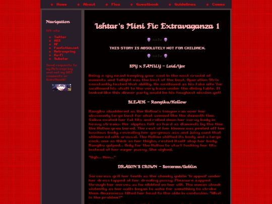 fics/ficlets/collection1 screenshot