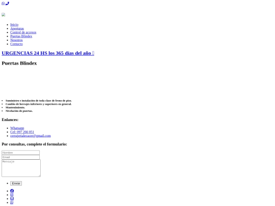 Lecacer/puertas-blindex screenshot