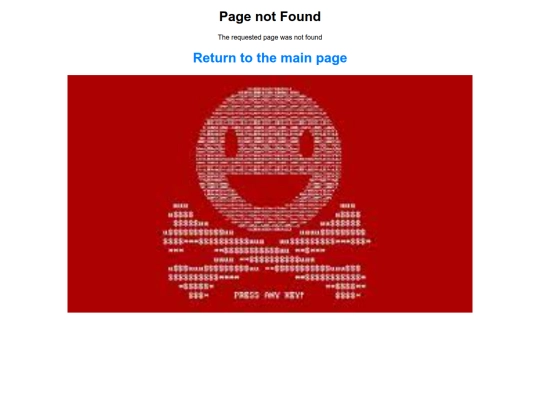 not_found screenshot