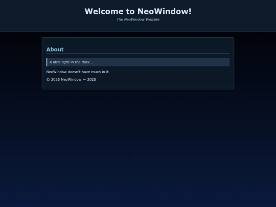 index screenshot
