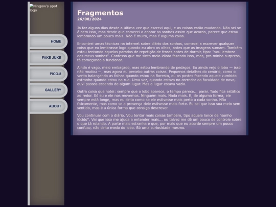 blog/fragmentos screenshot
