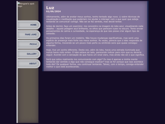 blog/luz screenshot
