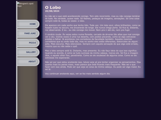 blog/olobo screenshot