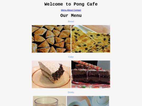 menu screenshot