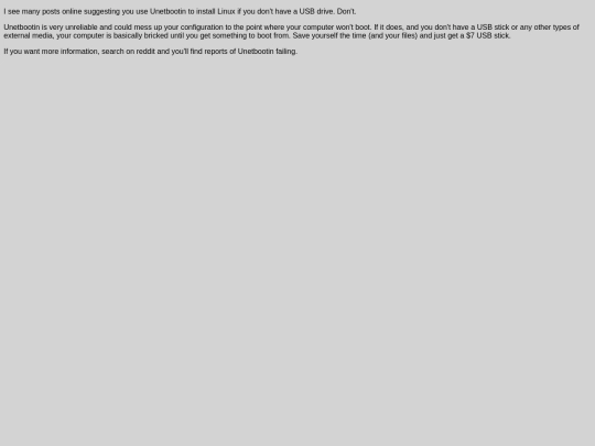 tech/dont-use-unetbootin-frugal screenshot