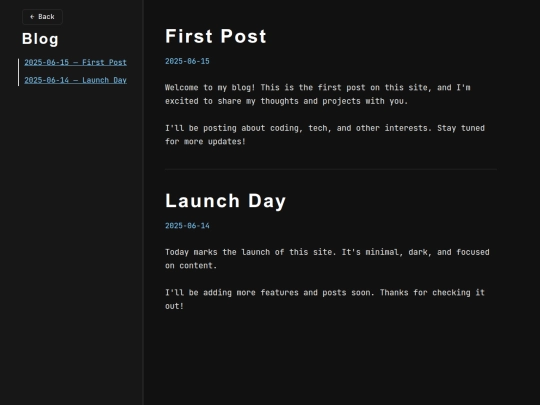 blog screenshot