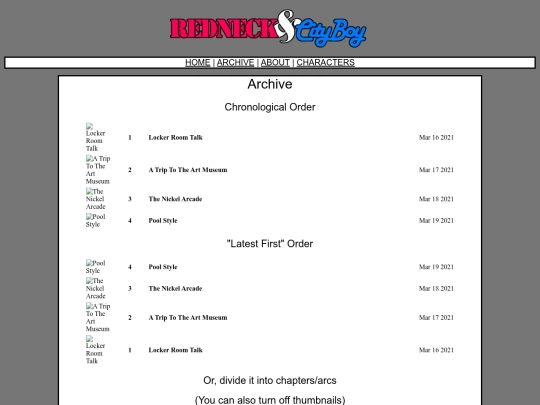 archive screenshot