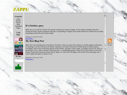 blog screenshot