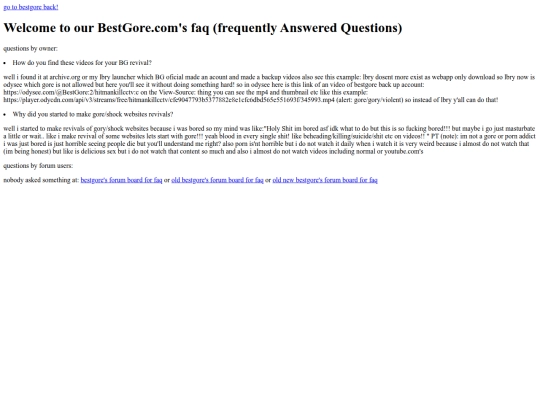 faq screenshot
