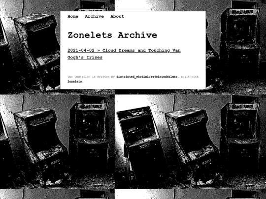 blog/archive screenshot