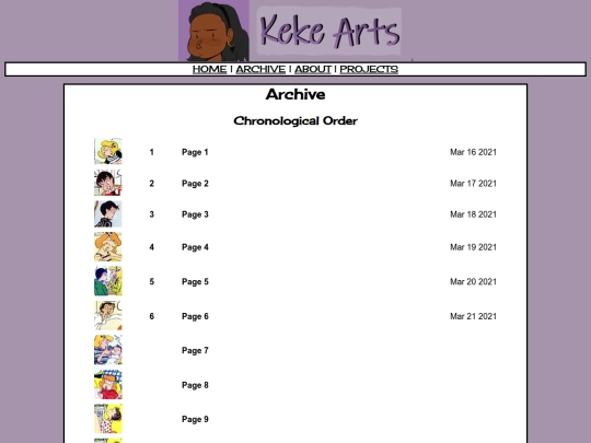 archive screenshot