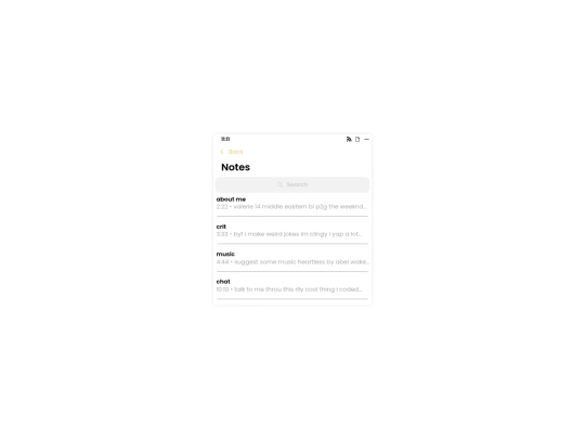 index screenshot