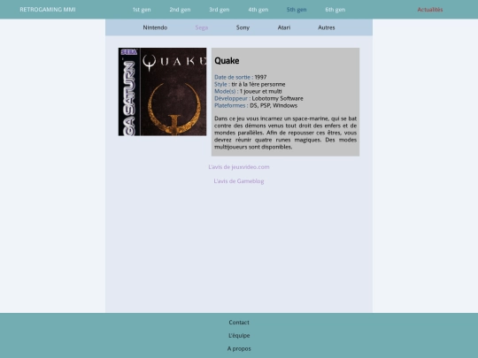 Neocities/html/Sega/Saturn/quake screenshot
