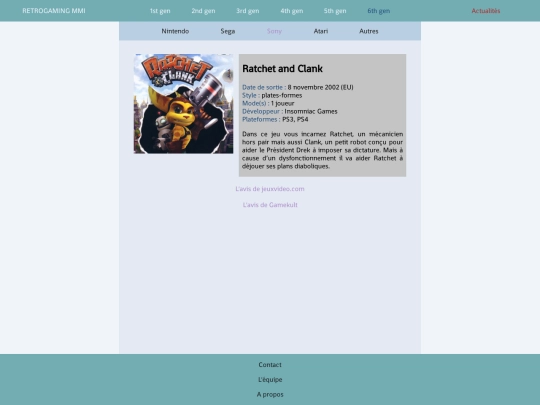 Neocities/html/Sony/Playstation2/ratchetandclank screenshot