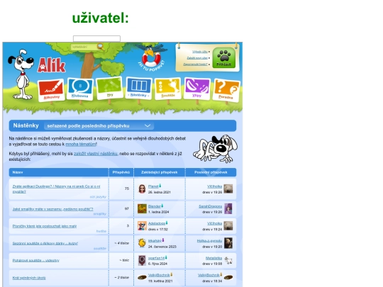 alik/prezdivka screenshot
