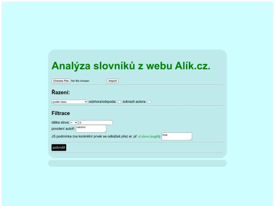 alik/slovniky screenshot
