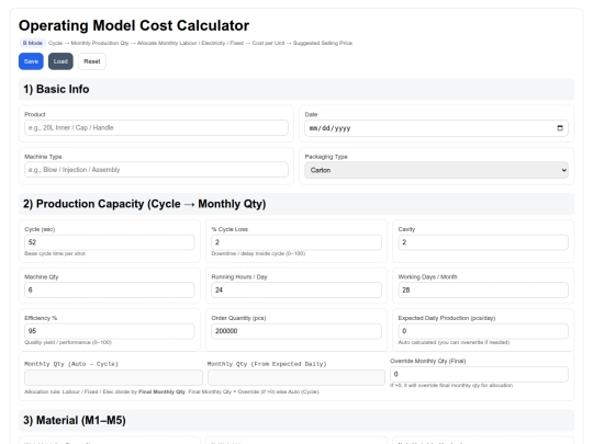 MESCOSTCALCULATOR11 screenshot