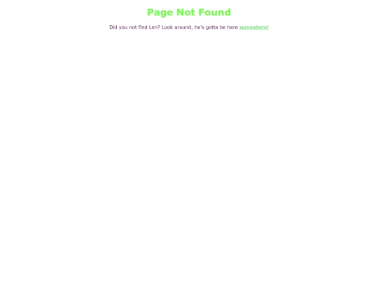not_found screenshot