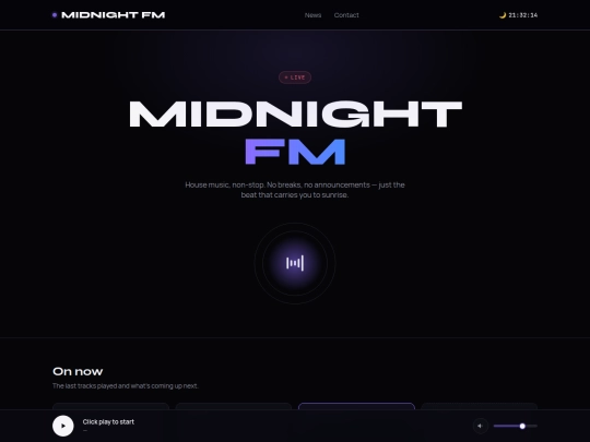 midnight-fm screenshot