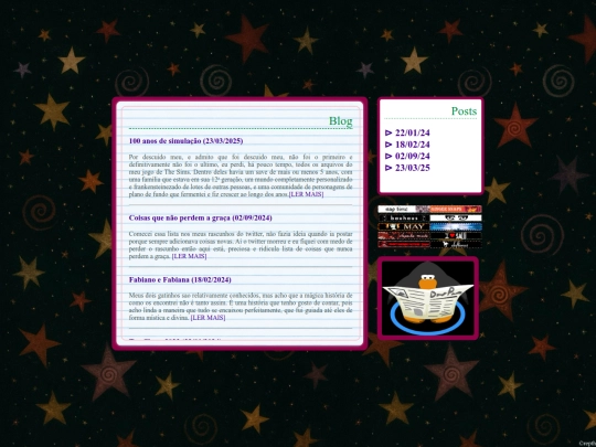 blog screenshot