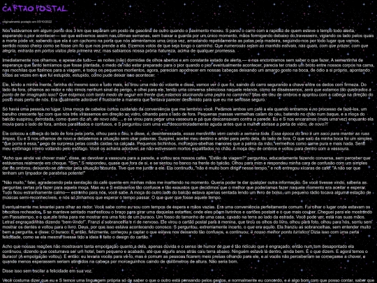 contos/cartaopostal screenshot