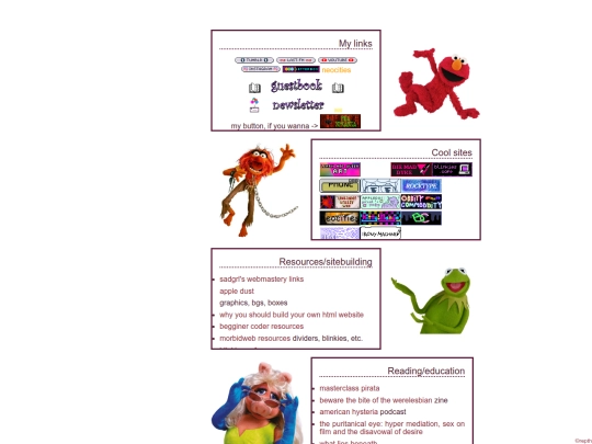 links screenshot