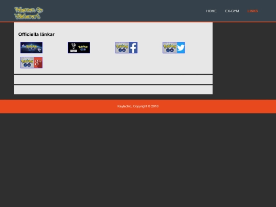 links screenshot