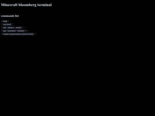 commands screenshot