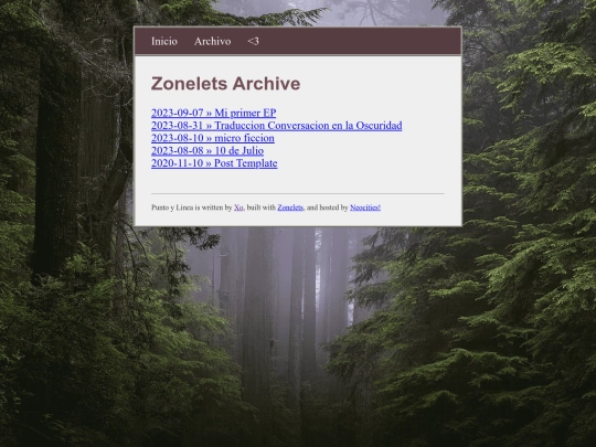 archive screenshot