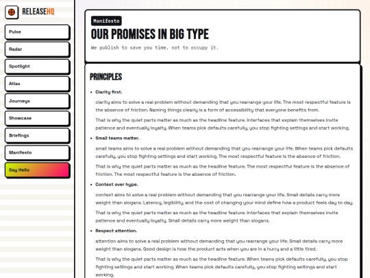 manifesto screenshot