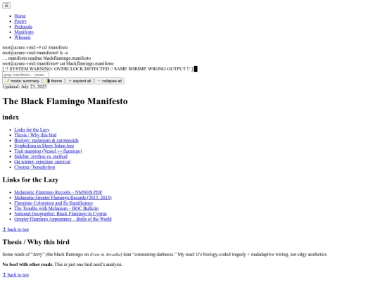 the-flamingo-manifesto screenshot