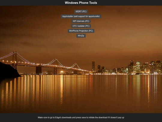 tools screenshot