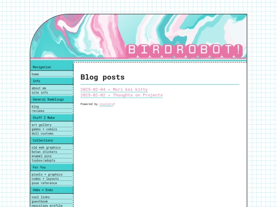 blog screenshot