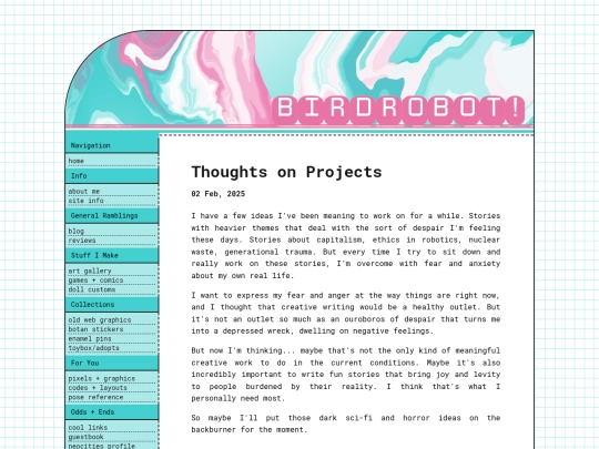 blog/posts/2025-02-02-Thoughts-on-Projects screenshot
