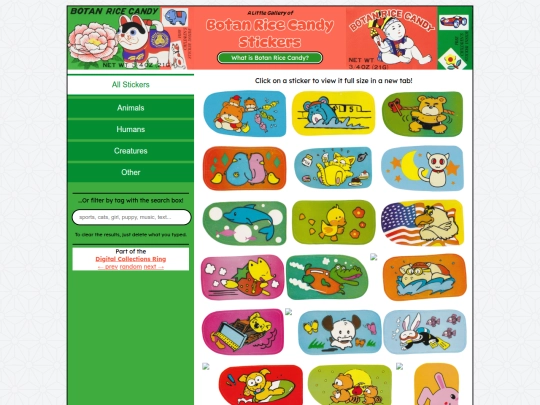 collections/botanstickers screenshot