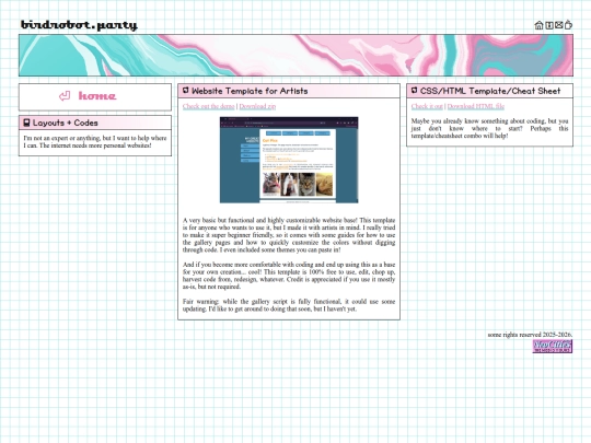 layouts screenshot