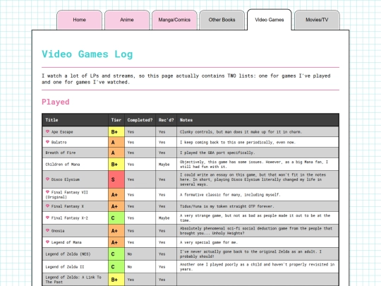 medialogs/games screenshot