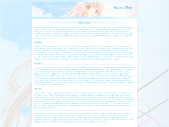 Blog screenshot