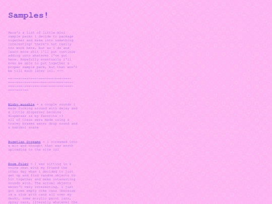 samplepacks screenshot